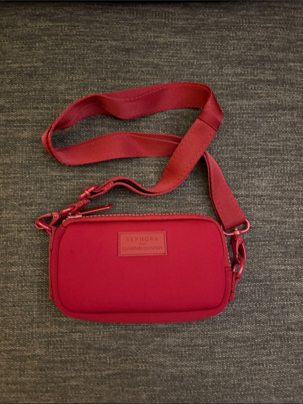 Sephora Daphne Dover Scarlet Red Crossbody Bag